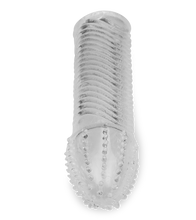 Load image into Gallery viewer, Transparente Penishülle Super Wavy