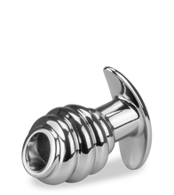 Load image into Gallery viewer, Tunnel-Plug aus Edelstahl Hollow
