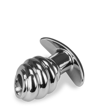 Load image into Gallery viewer, Tunnel-Plug aus Edelstahl Hollow