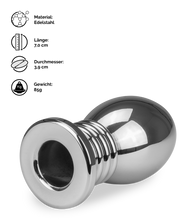 Load image into Gallery viewer, Tunnel-Plug aus Stahl Hallway