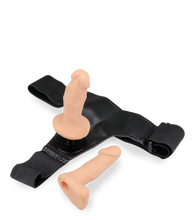 Load image into Gallery viewer, Umschnaller mit zwei kleinen Analdildos