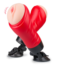 Load image into Gallery viewer, Vagina-Masturbator mit Gelenk-Saugfuß, 12 Vibrationsmodi