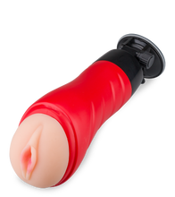 Load image into Gallery viewer, Vagina-Masturbator mit Gelenk-Saugfuß, 12 Vibrationsmodi
