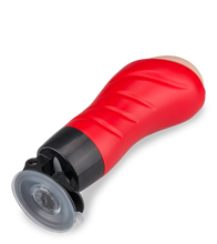 Load image into Gallery viewer, Vagina-Masturbator mit Gelenk-Saugfuß, 12 Vibrationsmodi