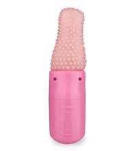 Load image into Gallery viewer, Vagina- und Klitorisstimulator mit genoppter Zunge