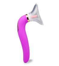 Load image into Gallery viewer, Vaginapumpe mit Zunge und Vibrator Destiny