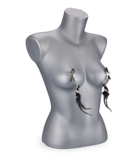 Load image into Gallery viewer, Verstellbare Nippelklemmen Black Bird