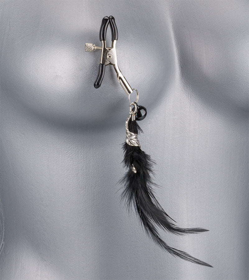 Verstellbare Nippelklemmen Black Bird