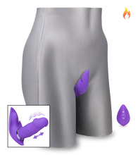Load image into Gallery viewer, Vibrating Panty mit Stoßfunktion und Heizung Hilka