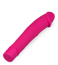 Load image into Gallery viewer, Vibrator mit geadertem Schaft 10 Modi