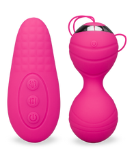 Load image into Gallery viewer, Vibrierende Liebeskugeln mit Vibrator-Fernbedienung