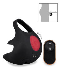 Load image into Gallery viewer, Vibrierender Cockring mit Hoden-Massager Sunday