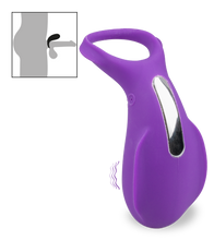 Load image into Gallery viewer, Vibrierender Cockring Shelly