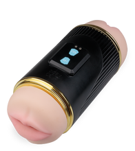 Load image into Gallery viewer, Vibrierender Masturbator mit Vagina und Mund Wild