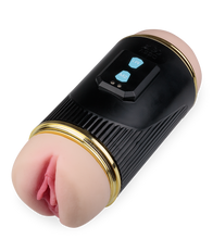Load image into Gallery viewer, Vibrierender Masturbator mit Vagina und Mund Wild