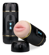 Load image into Gallery viewer, Vibrierender Masturbator mit Vagina und Mund Wild