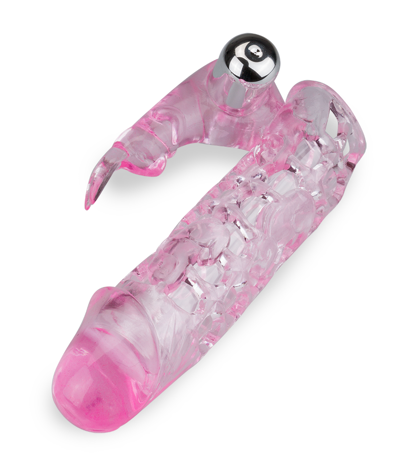 Vibrierender Peniskäfig mit Klitorisreizer