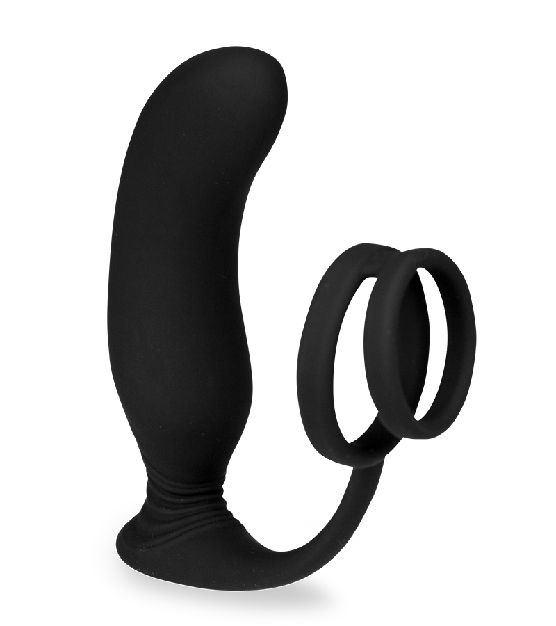 Vibrierender Prostatastimulator mit Cockring Lanco