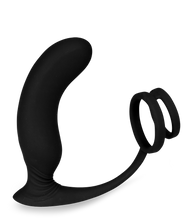 Load image into Gallery viewer, Vibrierender Prostatastimulator mit Cockring Lanco