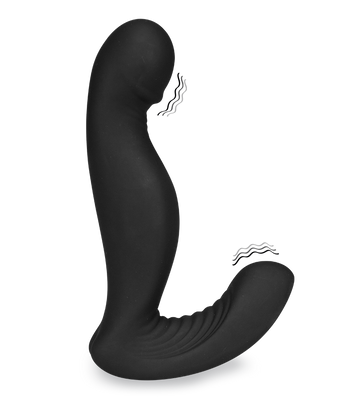 Vibrierender und rotierender Prostatastimulator Jiggle