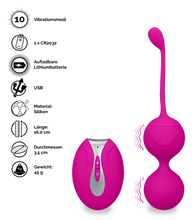 Load image into Gallery viewer, Vibro-Liebeskugeln mit Funk Aphrodite