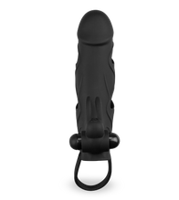 Load image into Gallery viewer, Vibro-Sleeve aus Silikon mit Rabbit-Reizer