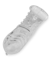 Load image into Gallery viewer, Vibro-Sleeve mit Noppen Crystal