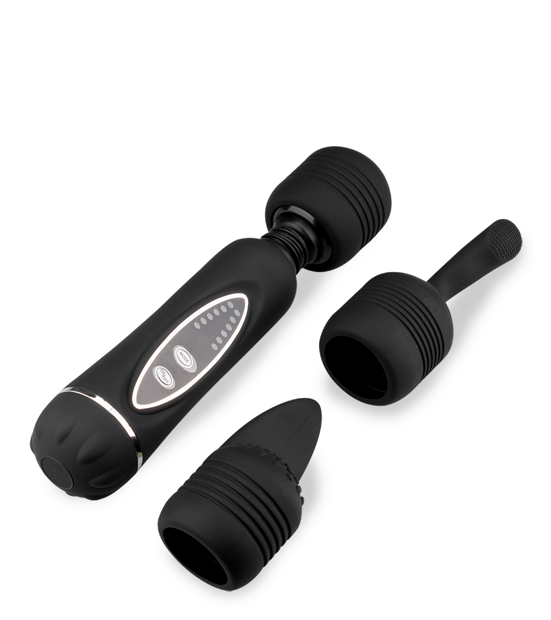 Wand Massager mit 3 Aufsätzen