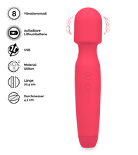 Load image into Gallery viewer, Wand Massager mit 8 Modi Wizard