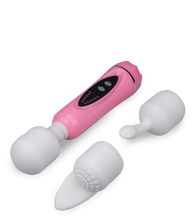 Load image into Gallery viewer, Wand Vibrator Magic Massager mit 3 Aufsätzen