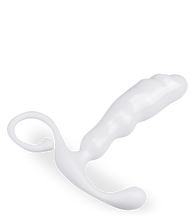 Load image into Gallery viewer, Weißer Prostata-Plug Odin, M-Größe