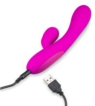 Load image into Gallery viewer, Wiederaufladbarer Rabbit-Vibrator Violetta