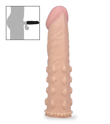 XL-Penishülle mit Lustnoppen