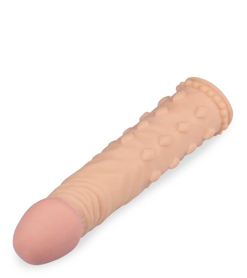 XL-Penishülle mit Lustnoppen