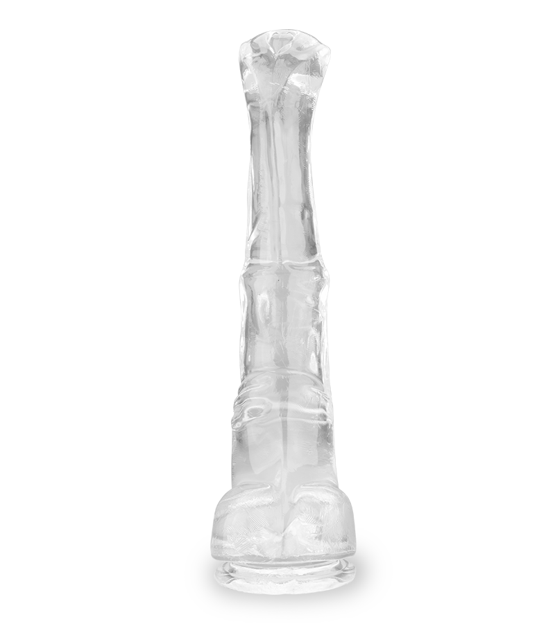 XXXL-Pferdedildo mit Saugnapf