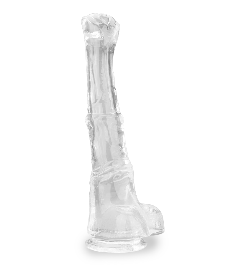 XXXL-Pferdedildo mit Saugnapf